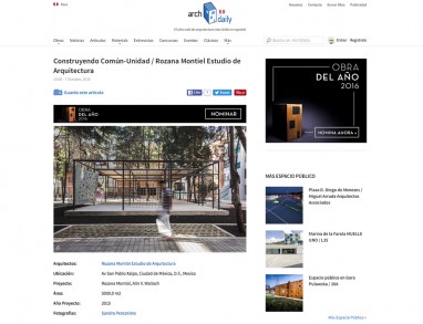 Masterclass de Fotografía de Arquitectura / Postgrado Arquine
